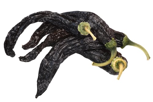 Preview: Pasilla chilaca dried peppers, top, paths