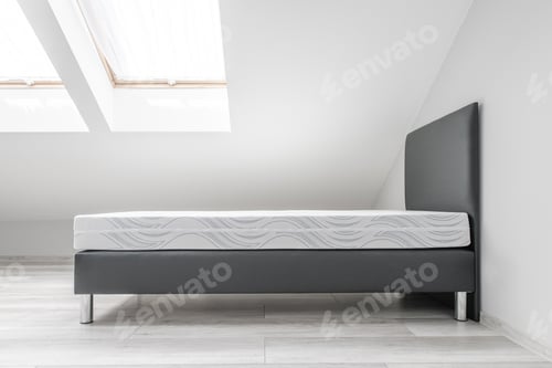 Preview: Single Bed in Clean Attic Bedroom