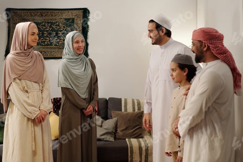 Preview: Muslim Family Gathering On Eid Al-Fitr Day