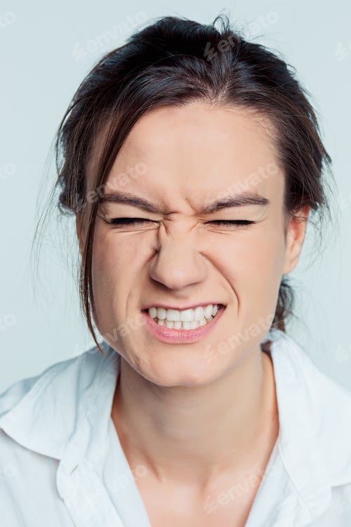 Preview: Portrait Of Young Brunette Feeling Stress