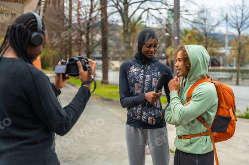Preview: Reporting street interview capturing urban diverse youth conversation
