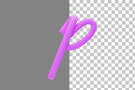 Preview: Creamy P 3D Icon