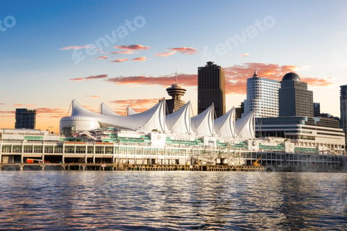 Preview: Canada Place and commercial buildings in Downtown Vancouver