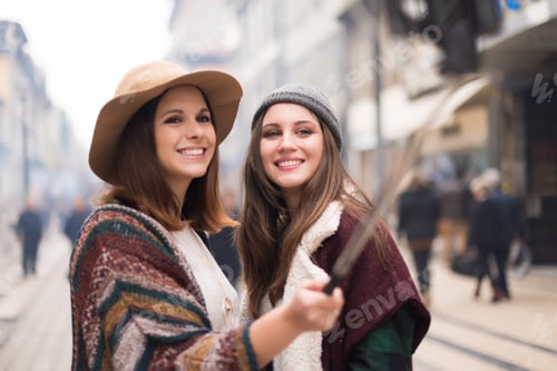 Preview: Women taking selfies