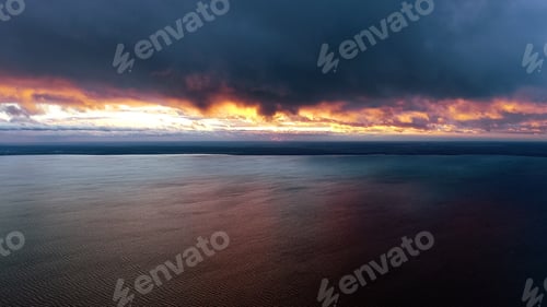 Preview: The upper view on the beautiful seascape.