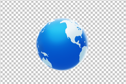 Preview: Cinematic World Earth Loop Animation 3D Icon