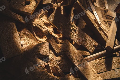 Preview: wood material industrial background, carpenter machine equipment for wooden construction