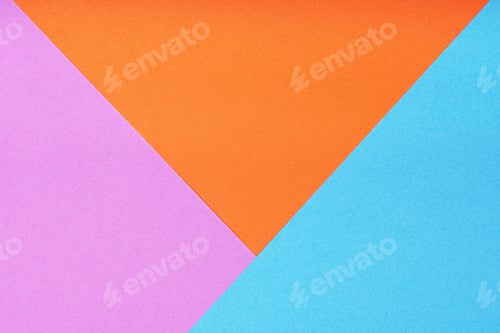 Preview: colorful paper background with triangle pattern in 3 different colors