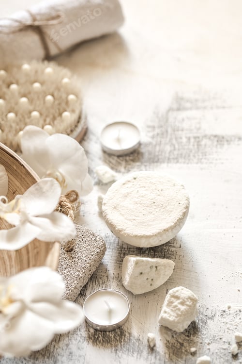 Preview: Spa composition of objects