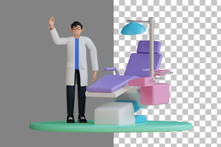 Preview: Dental Care 3D Illustration