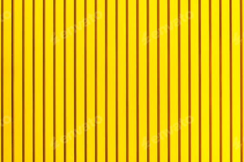 Preview: Smart designing. Bright yellow vinyl siding texture for background. Copy space