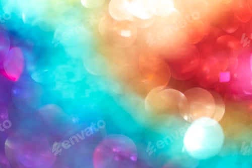 Visualização: Fundo colorido de glitter de arco-íris