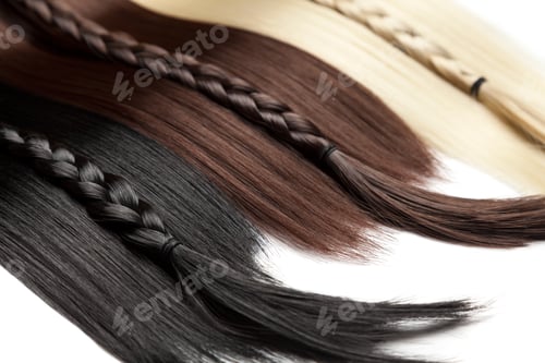 Preview: Closeup on luxurious glossy hair