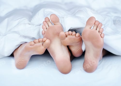 Preview: Playing footsie under the covers
