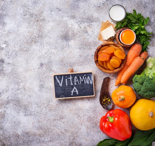 Preview: Healthy products rich in vitamin A