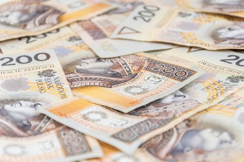 Preview: Banknotes of 200 PLN - polish zloty
