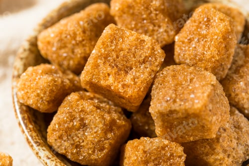Preview: Sweet Brown Raw Sugar Cubes