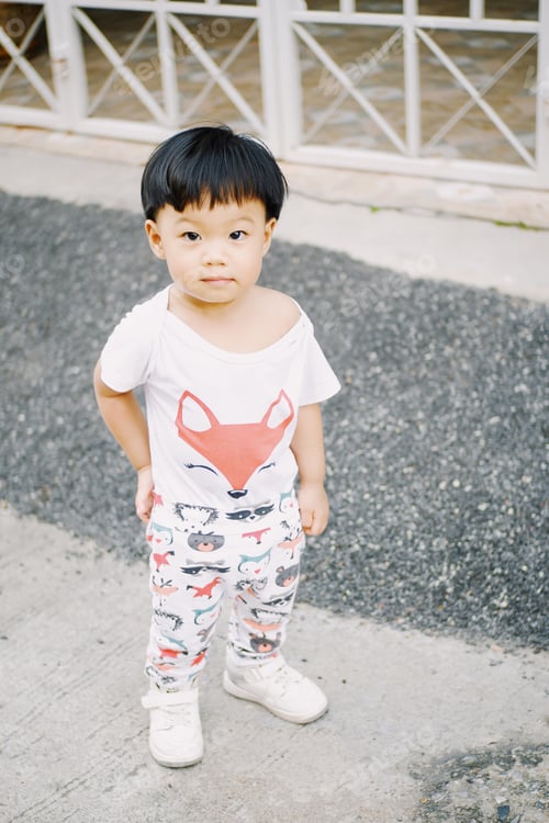 Preview: Cute Boy playing in the park, Sweet Little baby boy enjoying