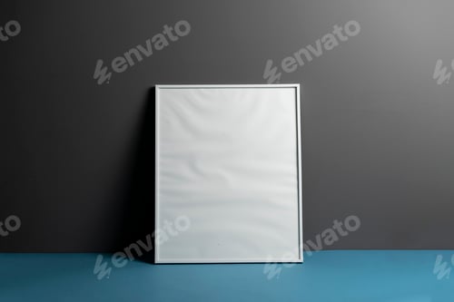 Preview: a white empty blank frame for picture, copy space template