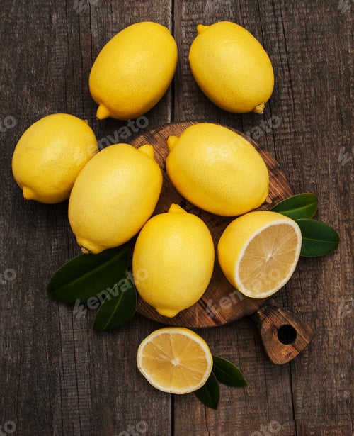 Preview: Fresh ripe lemons