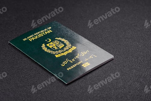 Preview: Physical paper international passport of Pakistani citizen