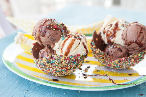 Preview: Chocolate ice cream cups