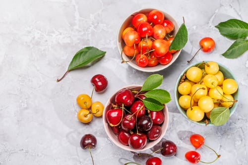 Preview: A vibrant and colorful cherry, bursting with sweet juiciness