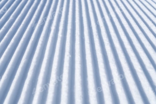 Preview: Snow slope for skiing and snowboarding. Velvet. Winter sports. Composition in winter time.