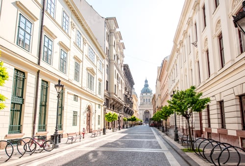 Preview: Central street in Budapest
