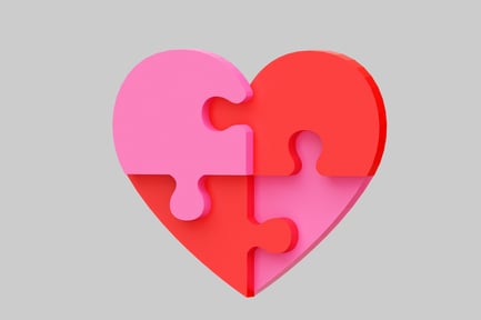 Preview: Heart Puzzle Celebrating Connection And Love
