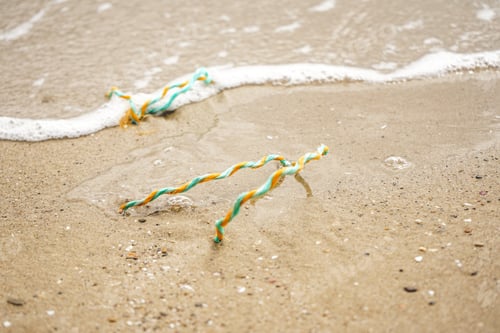 Preview: Plastic and microplastic in the sand beach
