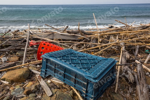 Vista previa: Basura en la playa