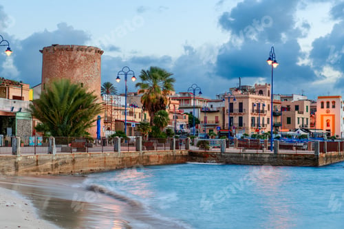 Preview: Palermo, Sicily, Italy in the Mondello on the Beach