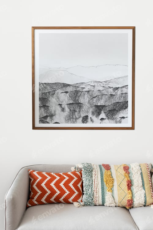 Preview: Picture frame with bohemian home decor