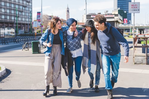 Preview: Multiracial group young people