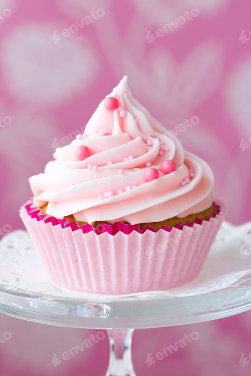 Preview: Pink cupcake