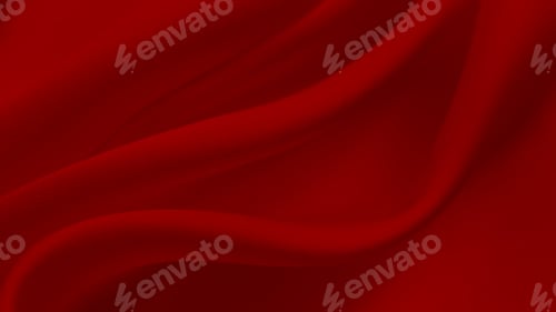 Preview: Elegance red satin silk with waves, abstract background luxury cloth, elegant wallpaper design.