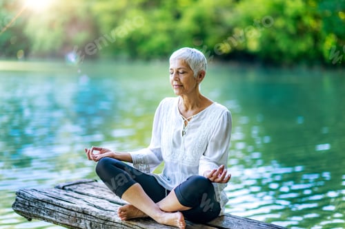 Preview: Meditating by the water