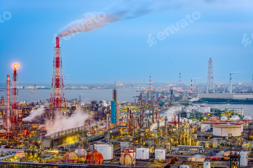 Preview: Factories in Yokkaichi, Japan.
