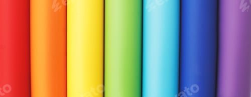 Preview: lgbt colors flag from multicolors pens. rainbow colored background. banner