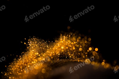 Preview: Bokeh Abstract Background with Glitter Lights. Blurred Soft vintage colored