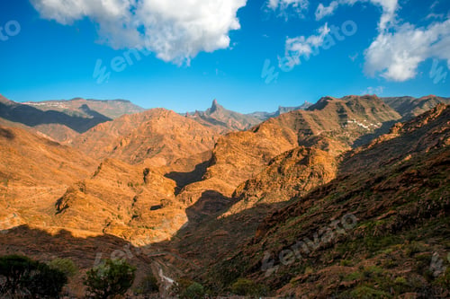 Preview: Mountains on western part of Gran Canaria island