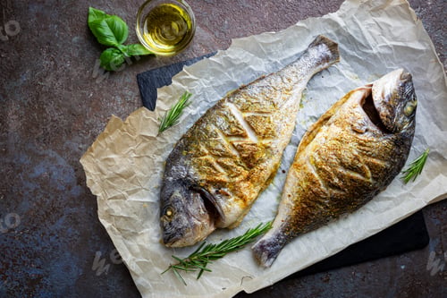 Preview: Baked Dorado fish