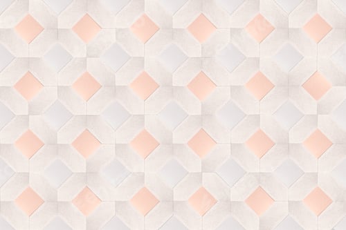 Preview: 3D beige square diamond patterned background