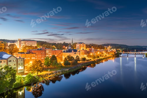 Preview: Augusta, Maine, USA Skyline