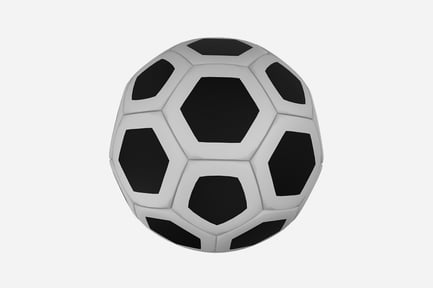 Preview: Soccer Ball Clean 3D Illustration
