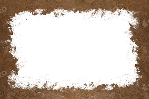 Preview: mud splash isolated on white background.