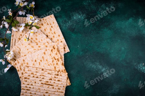 Preview: Traditional Jewish bread matzo for Passover