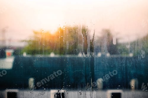 Preview: Stains of water on glass