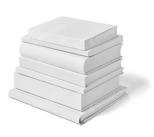 Preview: book paper education page literature notebook textbook stack white design mock up template